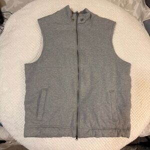 Banana Republic Gray / Grey Vest Preppy Warm Stylish Like New